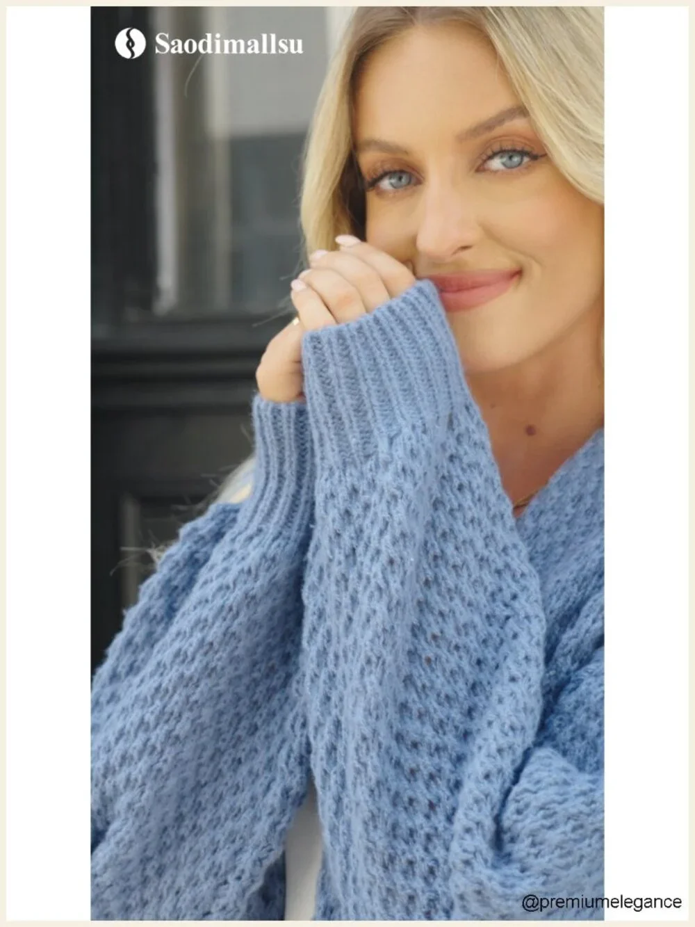 Oversized Open Front Chunky Knit Cardigan with Pockets